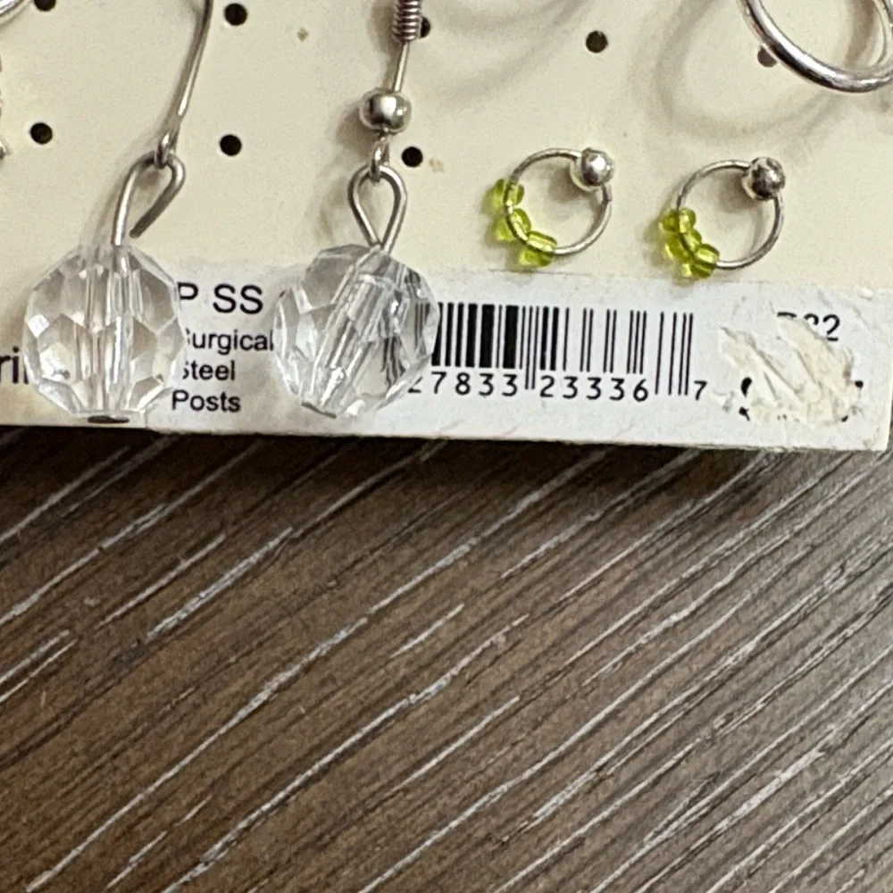 Sensible solutions silver dangle pierced earring sets